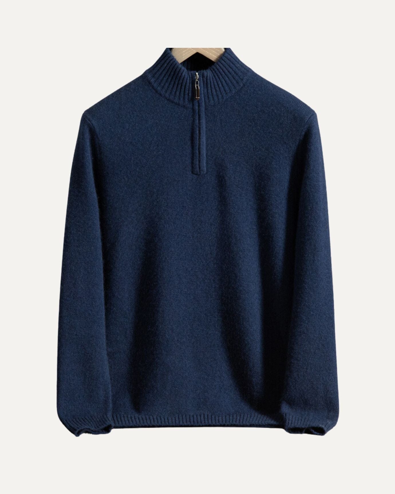 Paris- Reißverschluss Kaschmir Pullover