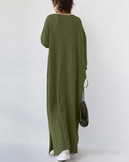 Eudora - Abito V-Neck Elegante e Casual