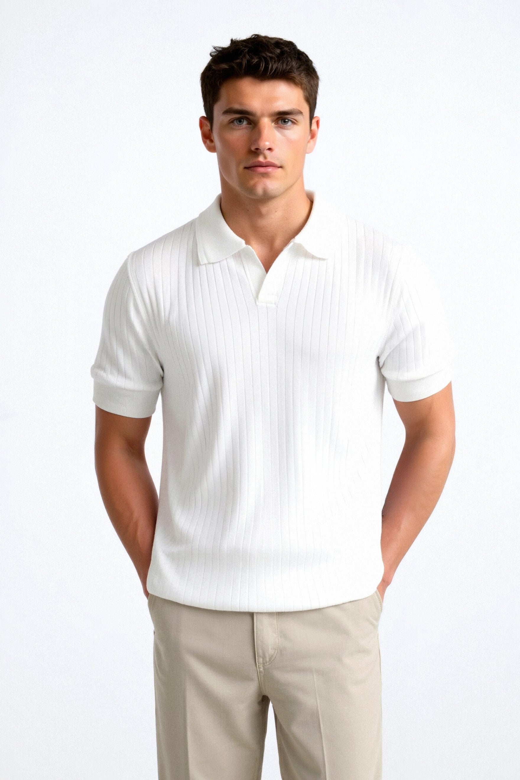 Pisa - Gerippt Baumwolle Polo