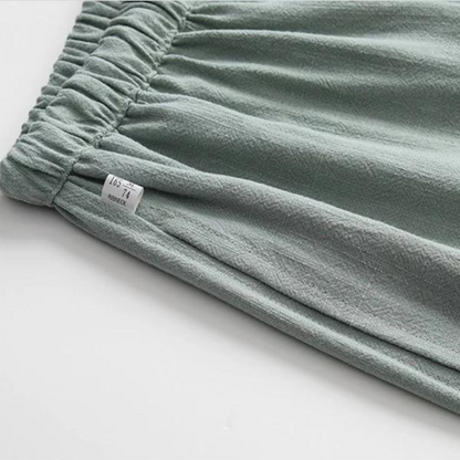 Fez - Leinen Pantalon (oversized Fit)