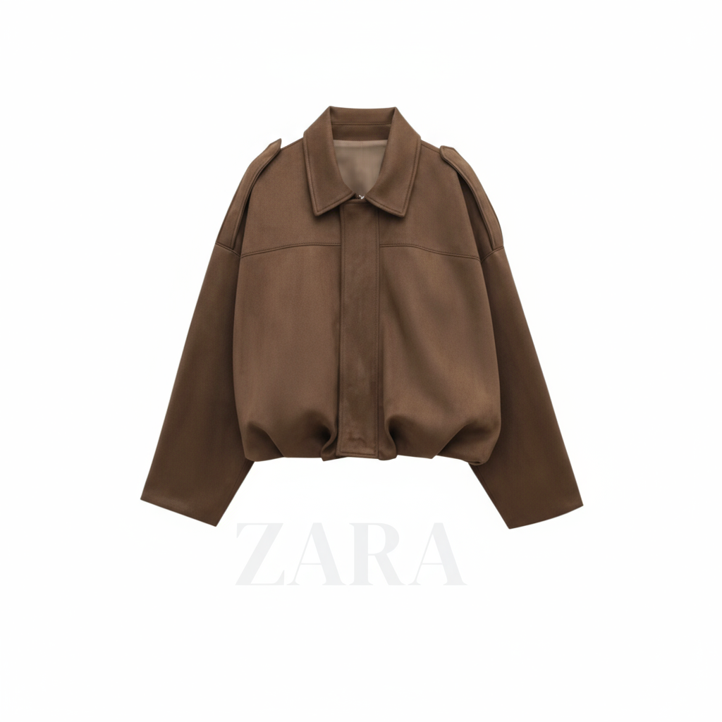 Giacca Scamosciata Oversize Giada™ – Perfetta per la Mezza Stagione