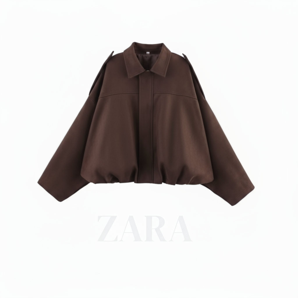 Giacca Scamosciata Oversize Giada™ – Perfetta per la Mezza Stagione