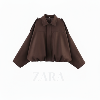 Giacca Scamosciata Oversize Giada™ – Perfetta per la Mezza Stagione