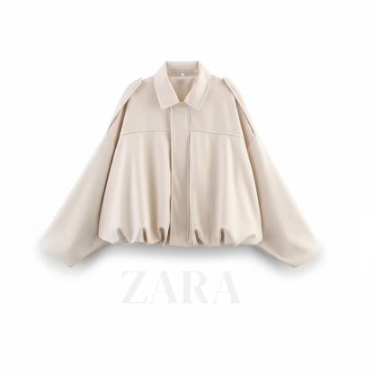 Giacca Scamosciata Oversize Giada™ – Perfetta per la Mezza Stagione