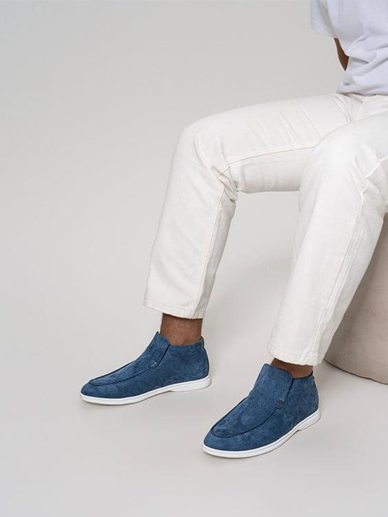 Mont Blanc- Hellblau Loafer