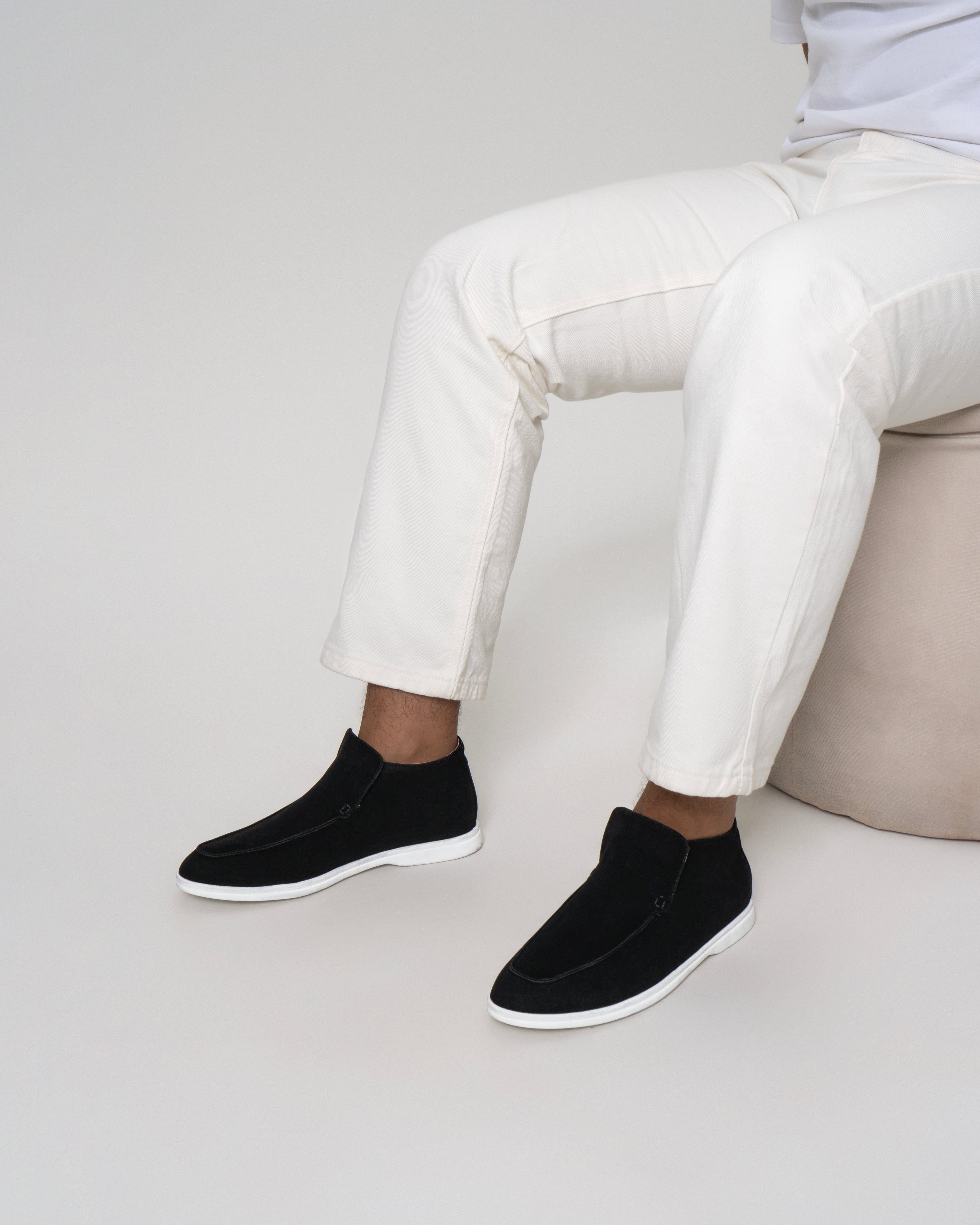Noblé Paris - High Schwarz Loafer