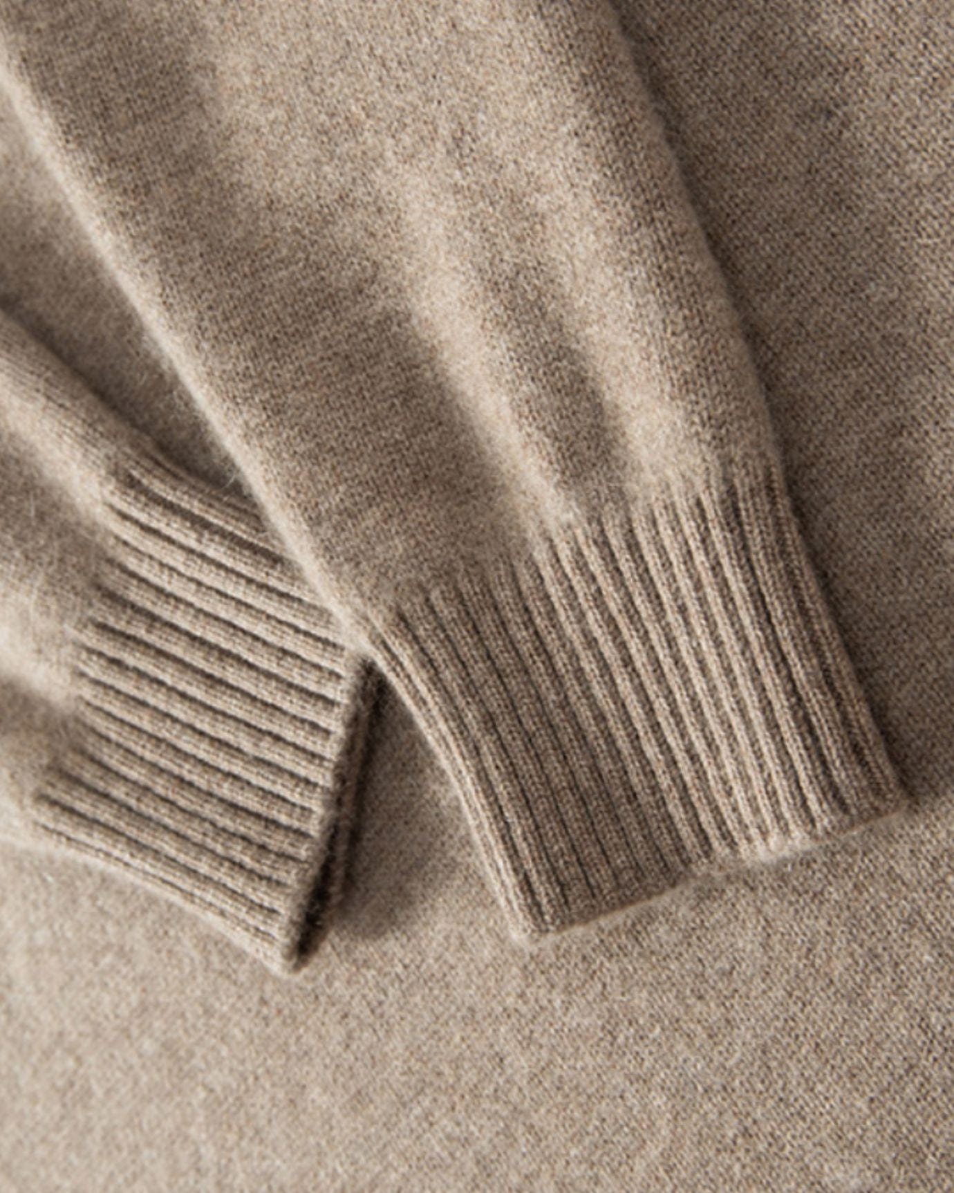 Paris- Reißverschluss Kaschmir Pullover