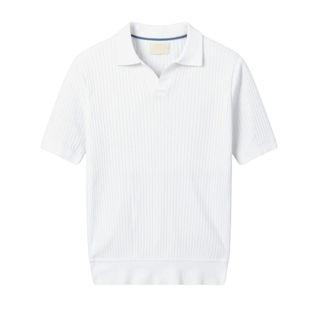 Pisa - Gerippt Baumwolle Polo