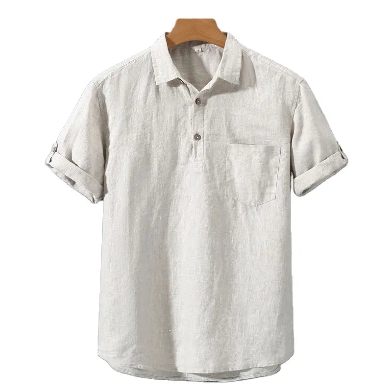 Fez - Leinen Polo