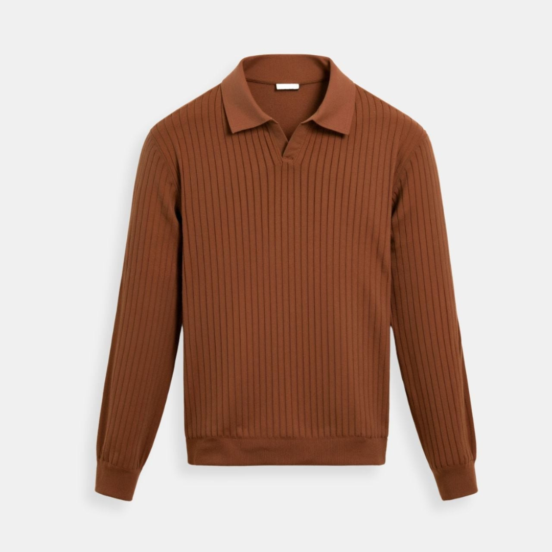 Streifend Lang Arm Polo