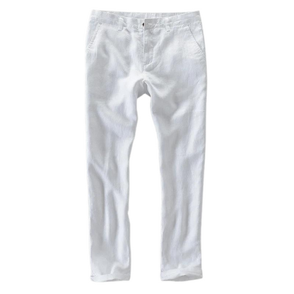 100% Leinen Casual Pants