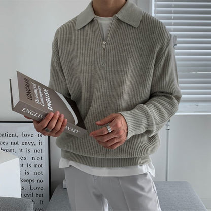 Dubrovnik - Men's Polo Pullover Sweathemd
