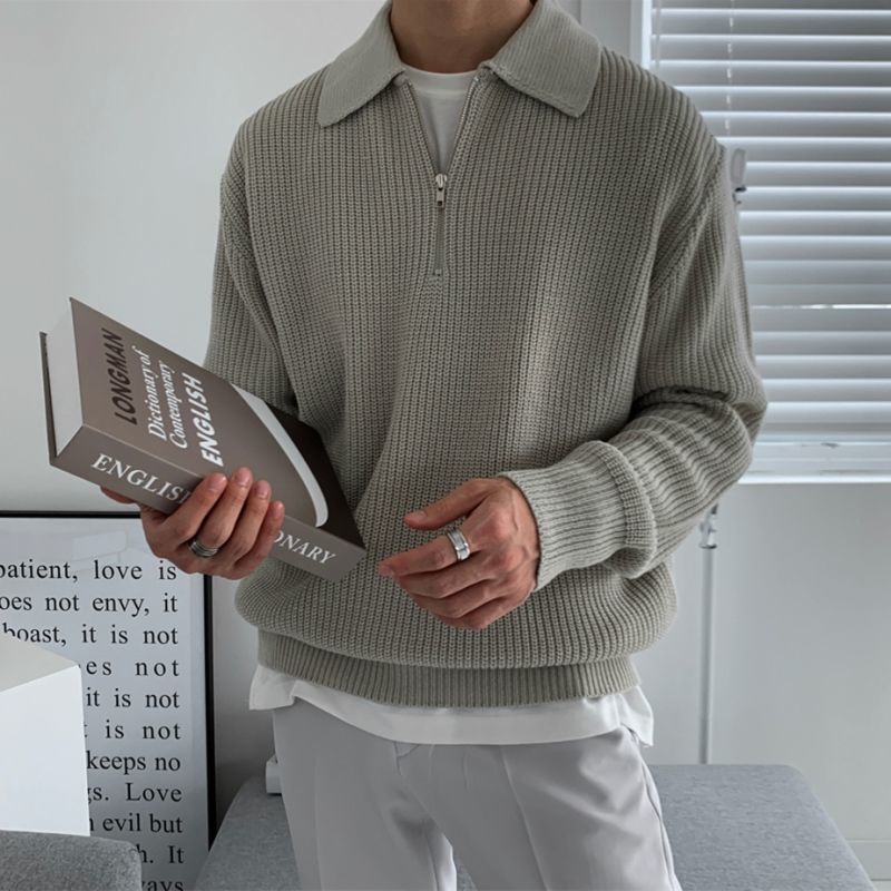 Dubrovnik - Men's Polo Pullover Sweathemd
