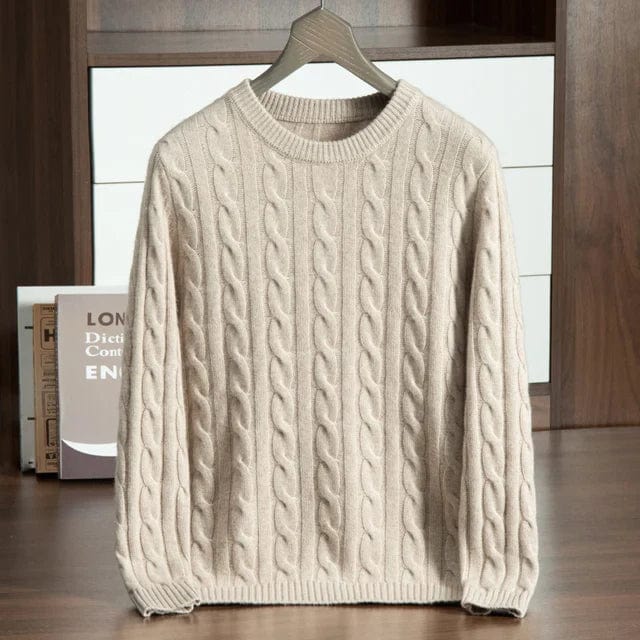 Paris - Kaschmir Zopfmuster Pullover