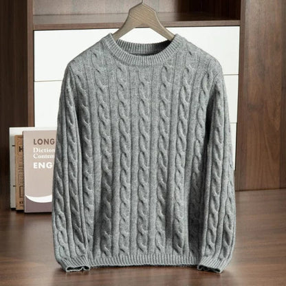 Paris - Kaschmir Zopfmuster Pullover