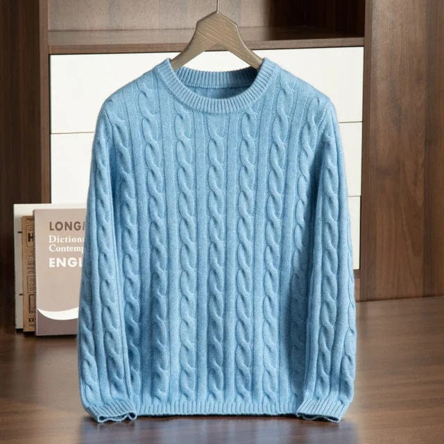 Paris - Kaschmir Zopfmuster Pullover