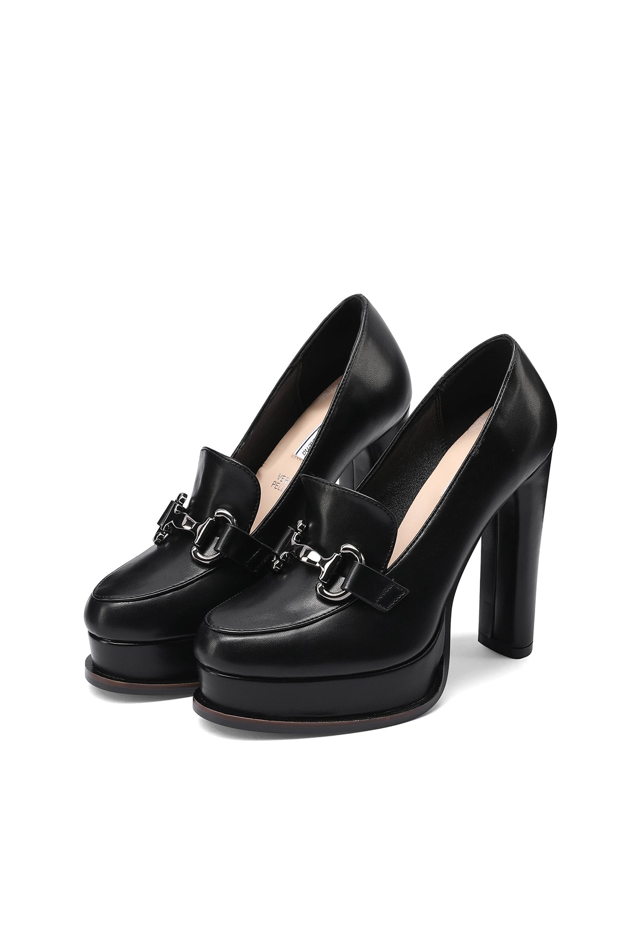 Nicolina – Mocassini in Ecopelle con Tacco Donna