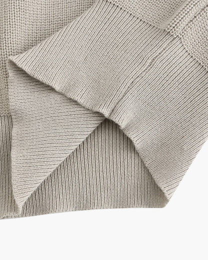 Cesare Halb-Zip Strickpullover